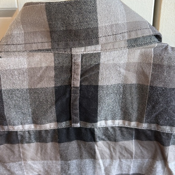 Banana Republic blue plaid flannel shirt - Picture 5 of 5